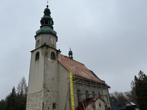Další fáze oprav kostela ve Zdoňově